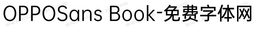 OPPOSans Book字体转换